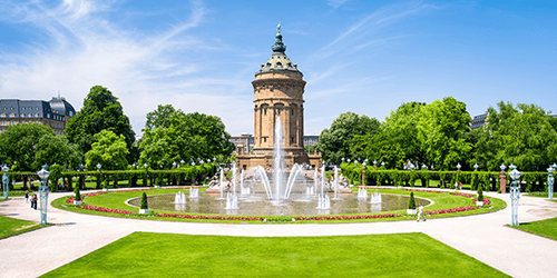 Rollrasen kaufen Mannheim Wasserturm